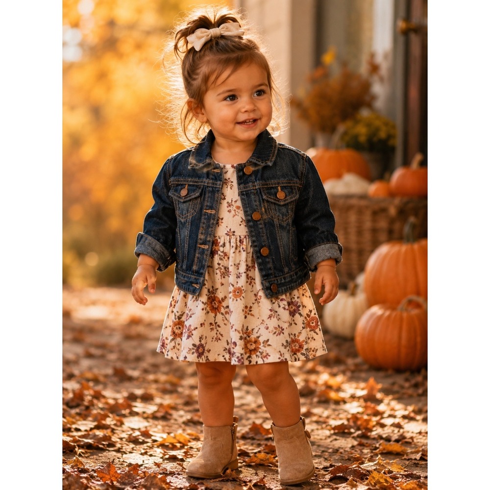 babyGap Denim Jacket Dark Wash Blue 1969 Classic Casual 18-24M